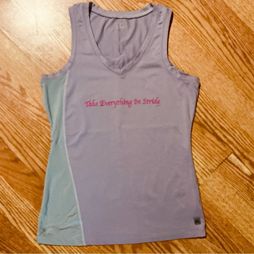 ALO Yoga Collection Lavender and Mint Athletic Tank Top Size Medium
